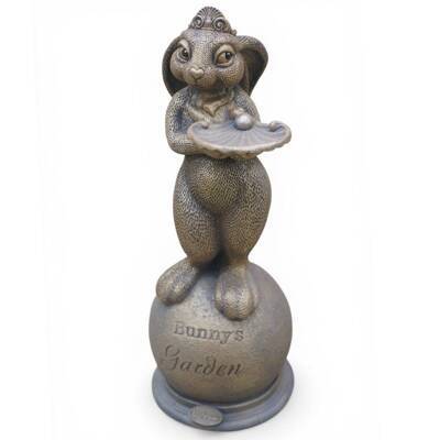 фигура Зайка Октавия (бронза) (20*20*53см), Ф305б